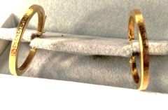 boucles D OREILLES OR 10 KTS NEUVES