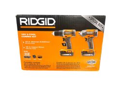 Ensemble de 2 perceuses + batterie et chargeur Ridgid